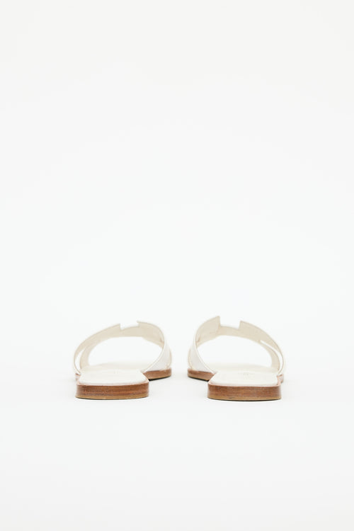 Hermès Havane Leather Oran  Sandal