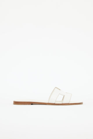 Hermès Havane Leather Oran  Sandal