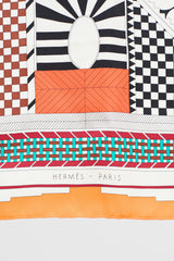 Hermès Promenade Au Faubourg 90 Silk Scarf