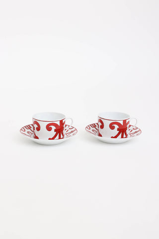 Hermès Balcon du Guadalquivir Tea Cup & Saucer