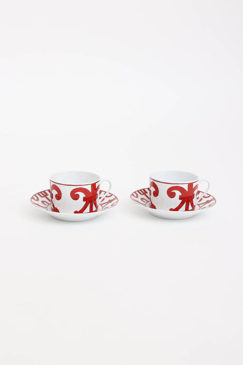 Hermès Balcon du Guadalquivir Tea Cup & Saucer