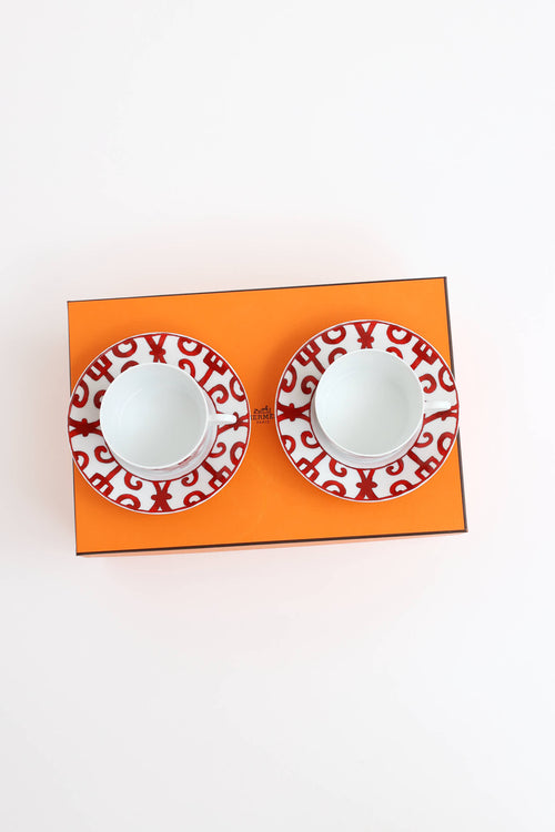 Hermès Balcon du Guadalquivir Tea Cup & Saucer