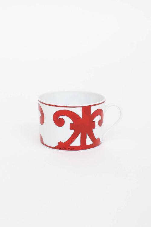 Hermès Balcon du Guadalquivir Tea Cup & Saucer