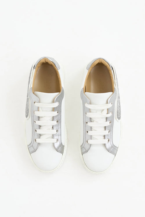 Hermès Velvet Veau Wing Sneaker