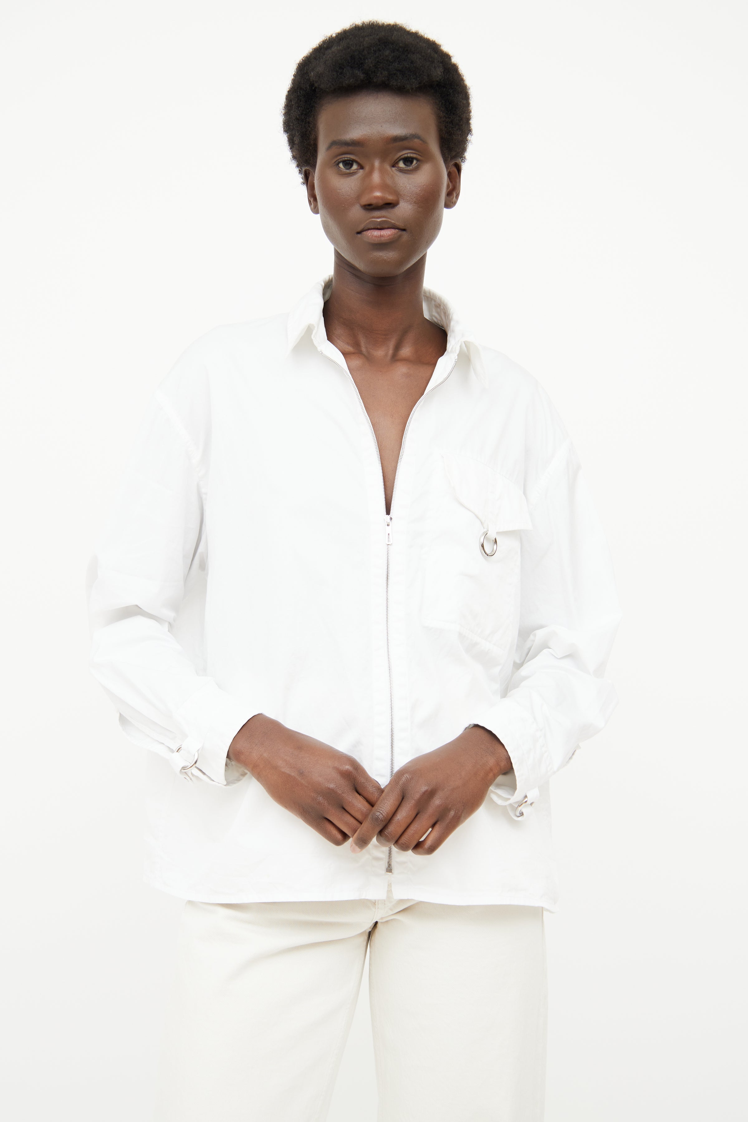 Hermès // Zip Cotton Long Sleeve Shirt – VSP Consignment Hermès // Zip Cotton Long Sleeve Shirt – VSP Consignment