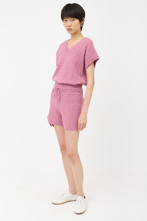 Hermès Wool Knit H Shorts