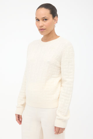 Hermès Wool Geometric Jacquard Sweater