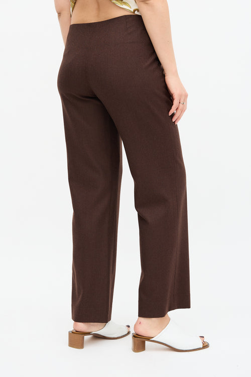 Hermès Wool Wide Leg Trouser