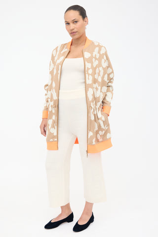 Hermès Wool Geometric Jacquard Pant