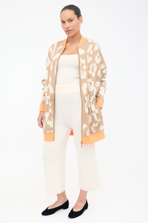 Hermès Wool Geometric Jacquard Pant