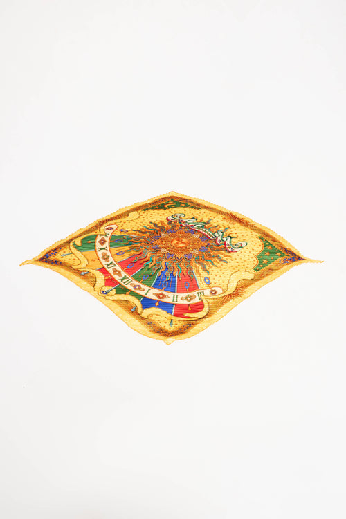 Hermès Carpe Diam Plisse Scarf