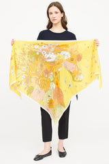 Hermès Cashmere Robe Legere Triangular Scarf