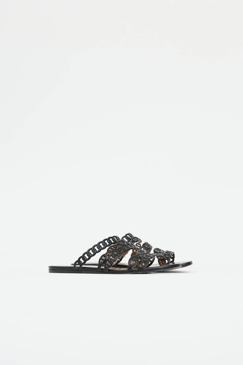 Hermès Leather Chain D'Ancre Sandal