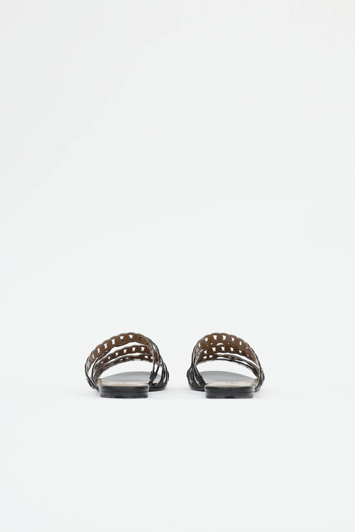 Hermès Leather Chain D'Ancre Sandal