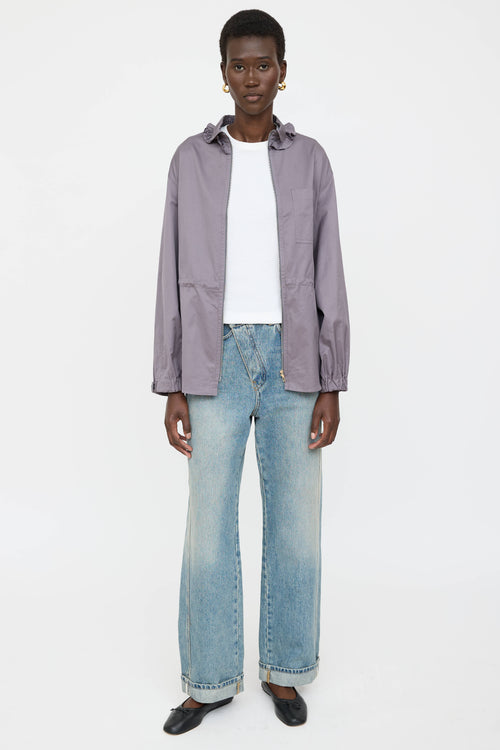 Hermès Drawstring Zip Jacket