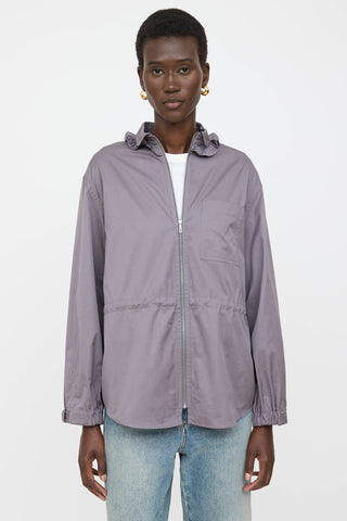 Hermès Drawstring Zip Jacket