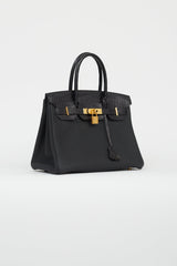 Hermès 2020 Noir Togo & Exotic Leather Birkin 30 Touch Bag
