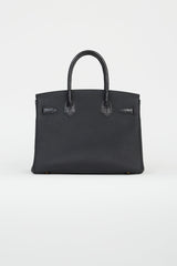 Hermès 2020 Noir Togo & Exotic Leather Birkin 30 Touch Bag