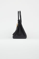 Hermès 2020 Noir Togo & Exotic Leather Birkin 30 Touch Bag