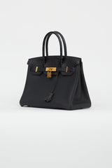 Hermès 2020 Noir Togo & Exotic Leather Birkin 30 Touch Bag