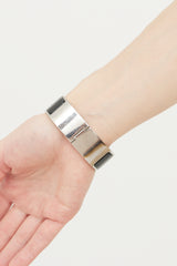 Hermès Black Silver Clic Clac H Bracelet