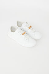 Hermès White Leather Day Sneaker