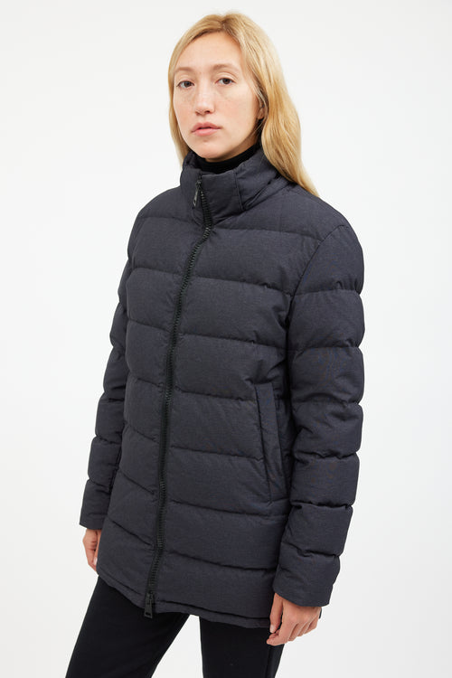 Herno Blacked Quilted Down Jacket