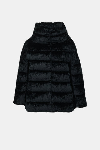 Herno Crushed Velvet Down Puffer Jacket
