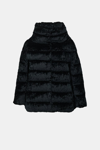 Herno Crushed Velvet Down Puffer Jacket