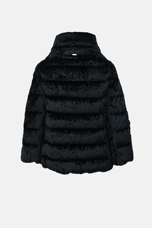 Herno Crushed Velvet Down Puffer Jacket