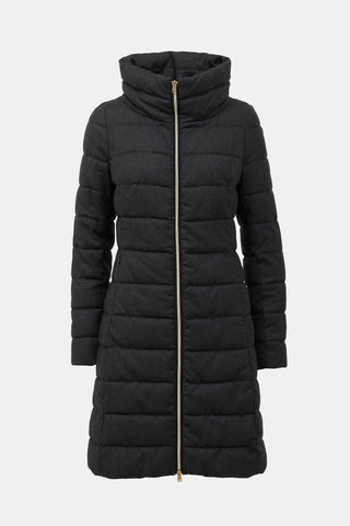 Herno Down Sparkly Puffer Coat