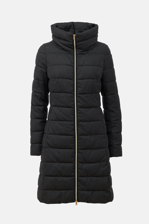Herno Down Sparkly Puffer Coat