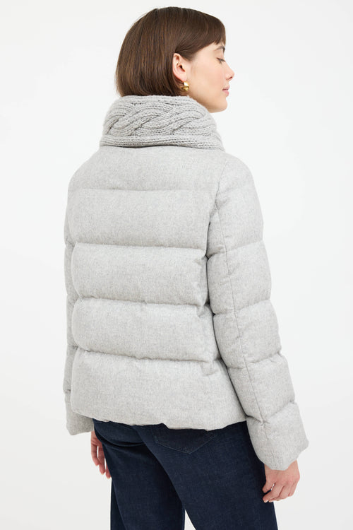 Herno Knit Puffer Jacket
