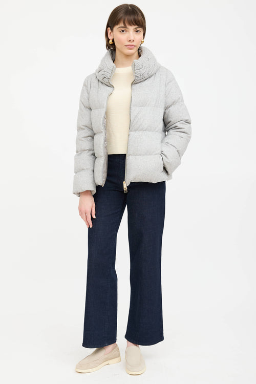 Herno Knit Puffer Jacket