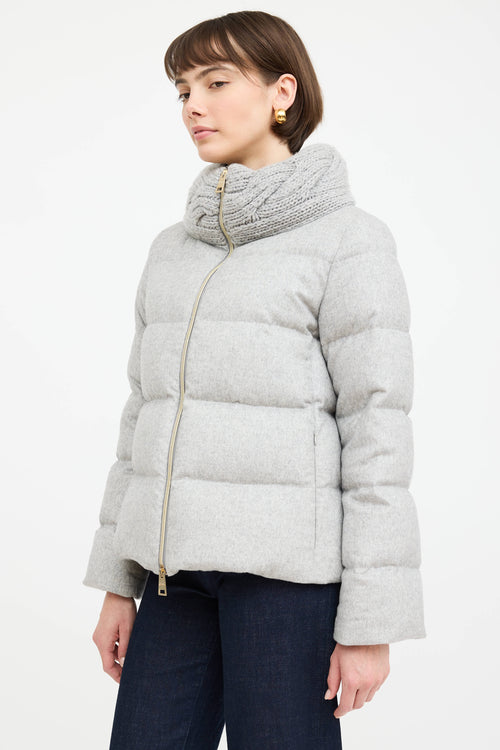 Herno Knit Puffer Jacket