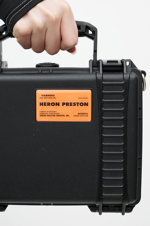 Heron Preston Black & Orange Toolbox Bag
