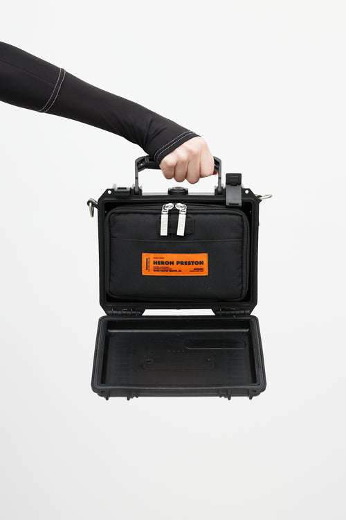 Heron Preston Black & Orange Toolbox Bag
