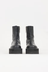 Heron Preston Leather Platform Boot