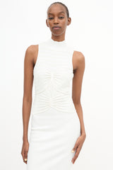 Hervé Léger Chenille Gathered Dress
