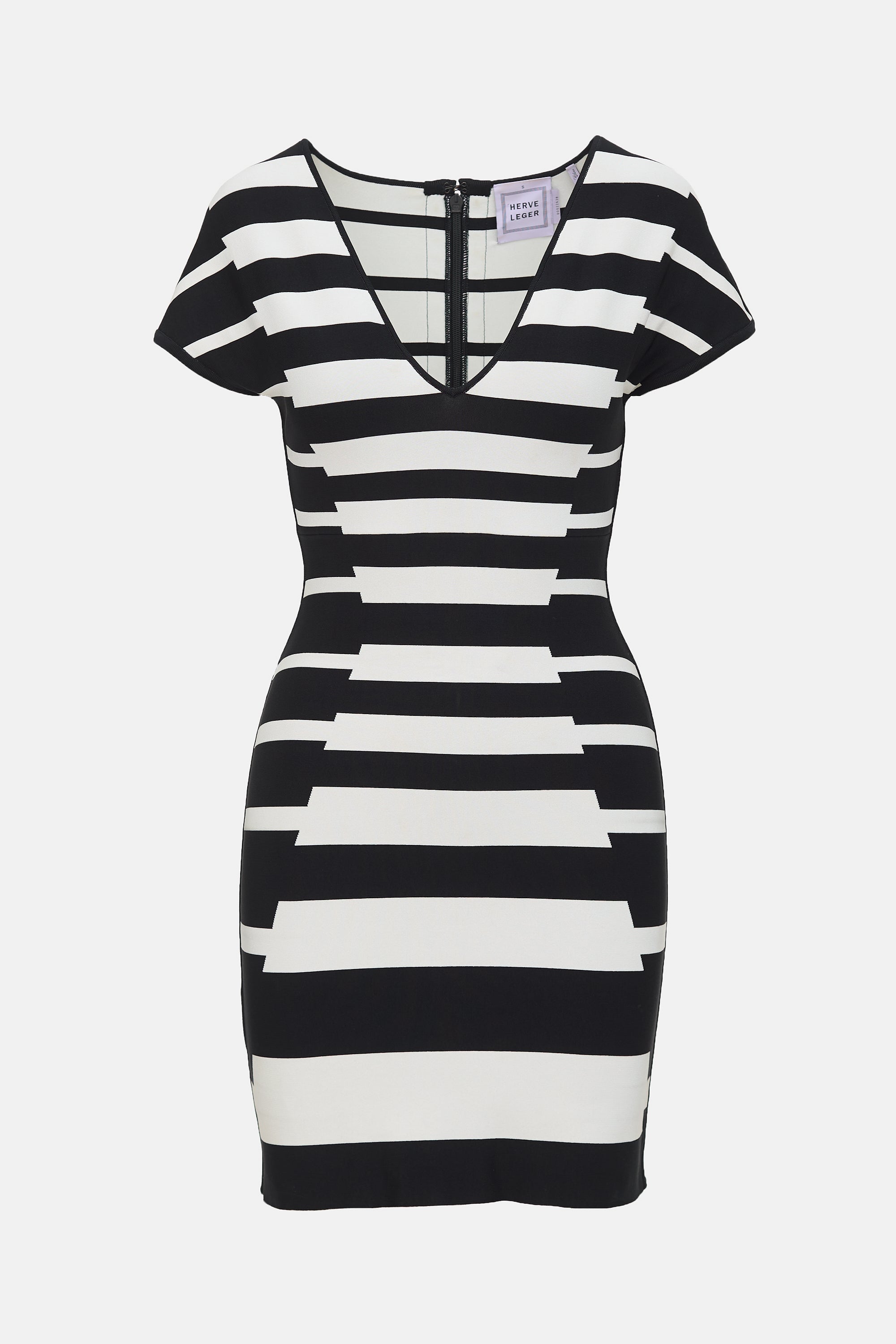 Hervé Léger // Striped Bandage Dress – VSP Consignment Hervé Léger // Striped Bandage Dress – VSP Consignment