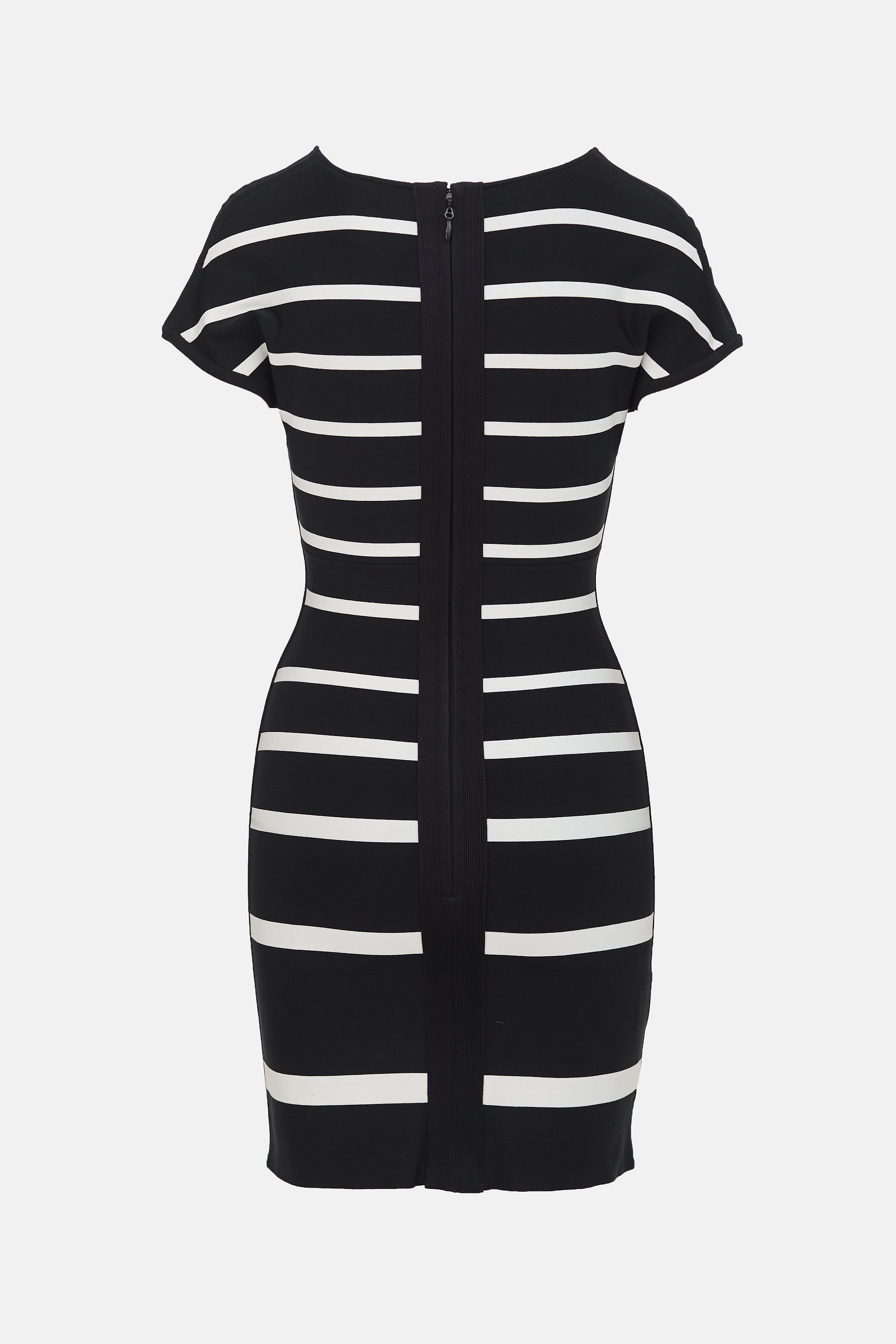 Herv Lger // Striped Bandage Dress VSP Consignment Herv Lger // Striped Bandage Dress VSP Consignment