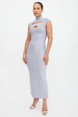 Hervé Léger Bandage Cut Out Maxi Dress