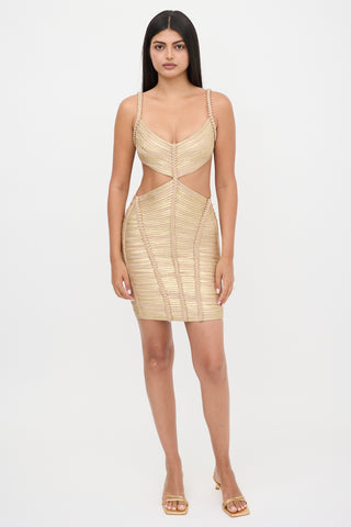 Hervé Léger SS 2012 Braided Bandage Dress