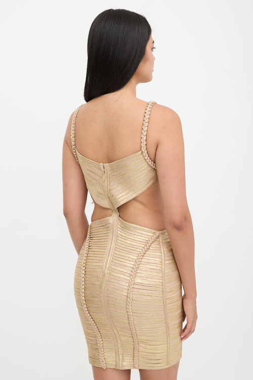 Hervé Léger SS 2012 Braided Bandage Dress
