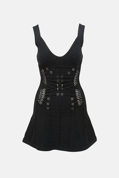 Hervé Léger Strappy Bandage Dress