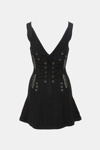 Hervé Léger Strappy Bandage Dress
