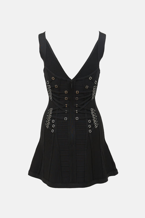 Hervé Léger Strappy Bandage Dress