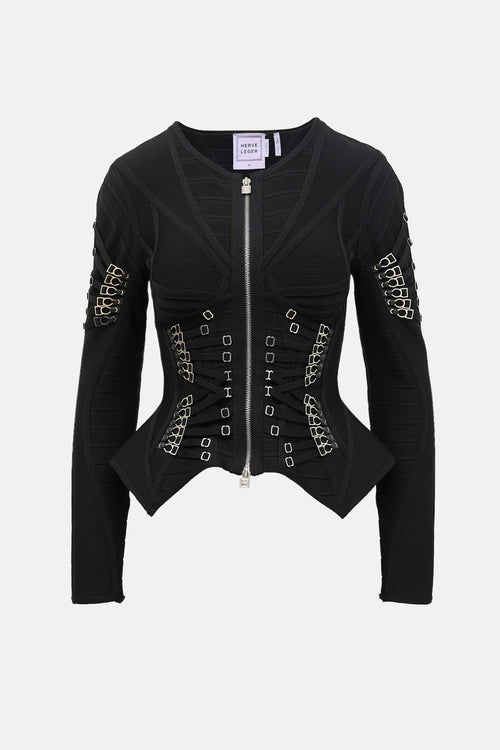 Hervé Léger Strappy Cheyenne Jacket