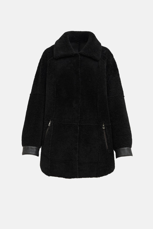 HISO Reversible Shearling and Leather Jacket