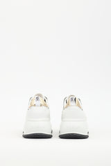 Hogan White & Black Leather Donna Sneaker